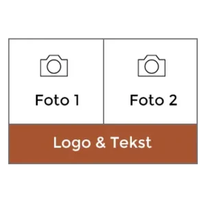 2 foto's per foto horizontaal
